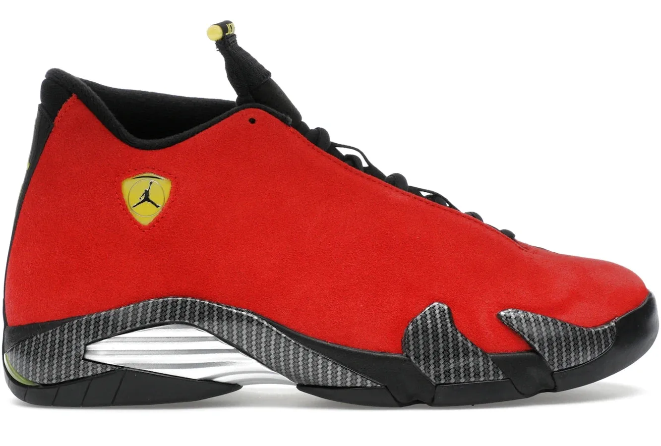 Air Jordan 14 Retro Ferrari Breathable Linings Quick Dunk