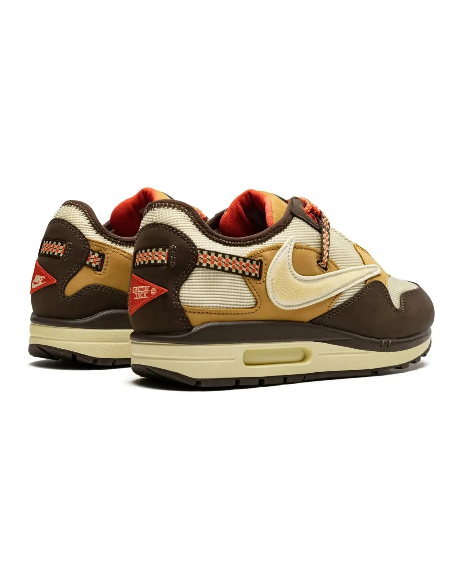 Ankle Cushion Setup Nike Air Max 1 X Travis Scott Cactus Jack Baroque Brown