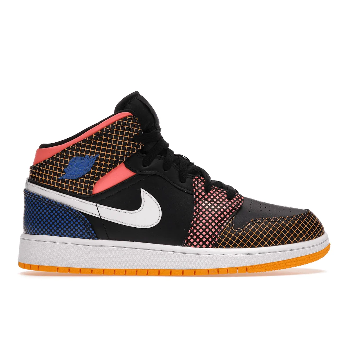 Anti Friction Air Jordan 1 Mid MMD Multi-Color Grid