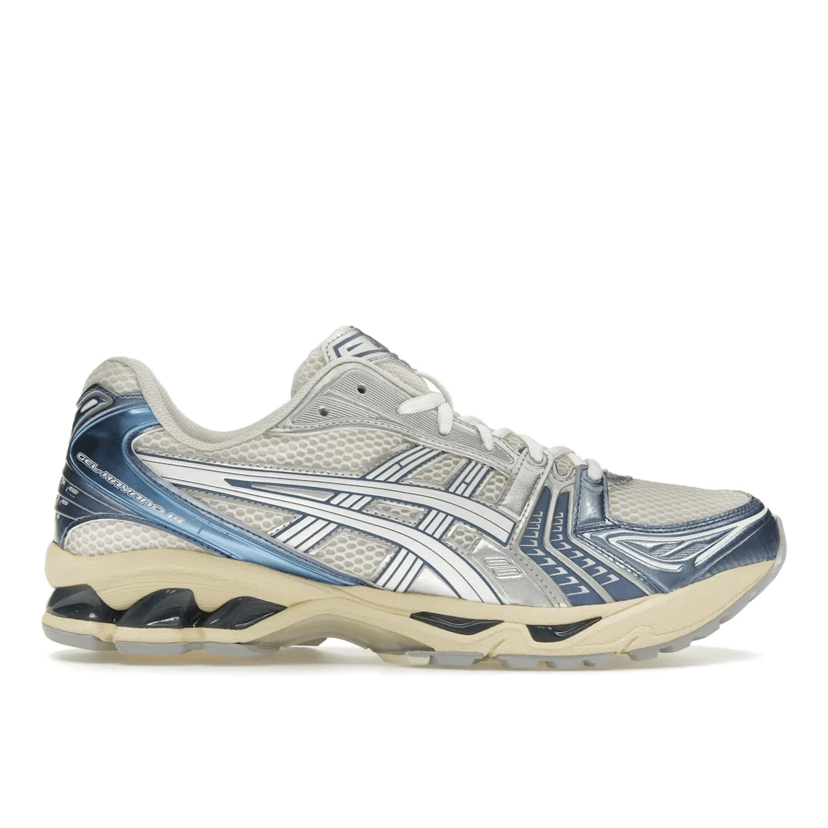 ASICS Gel-Kayano 14 Cream Metallic Blue Foam Core