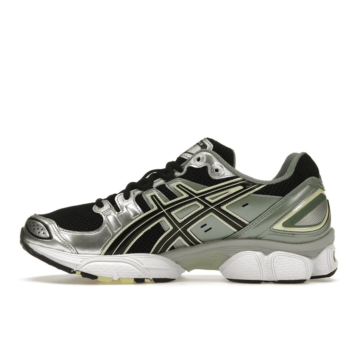 ASICS Gel-Nimbus 9 Black Green Yellow Silver Firm-Core