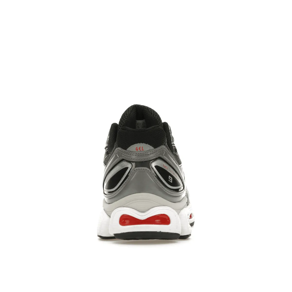 ASICS Gel-Nimbus 9 Graphite Grey Red Breathable mesh