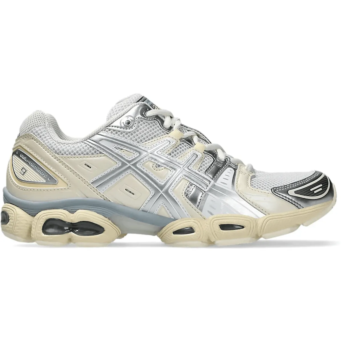 ASICS Gel-Nimbus 9 White Pure Silver All-terrain
