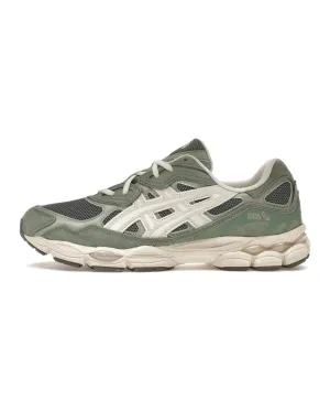 ASICS Gel-NYC Ivy Smoke Grey Mobility Ease Shoe shape supports lateral and diagonal motions