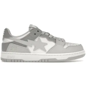 Fairy Step Cool Tone A Bathing Ape Sk8 Sta #5 White Grey