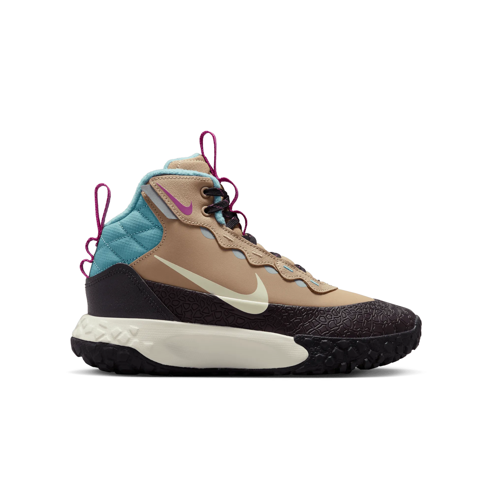 Big Kids' Nike Terrascout Boots "Hemp Denim Turquoise" Extra Cushion