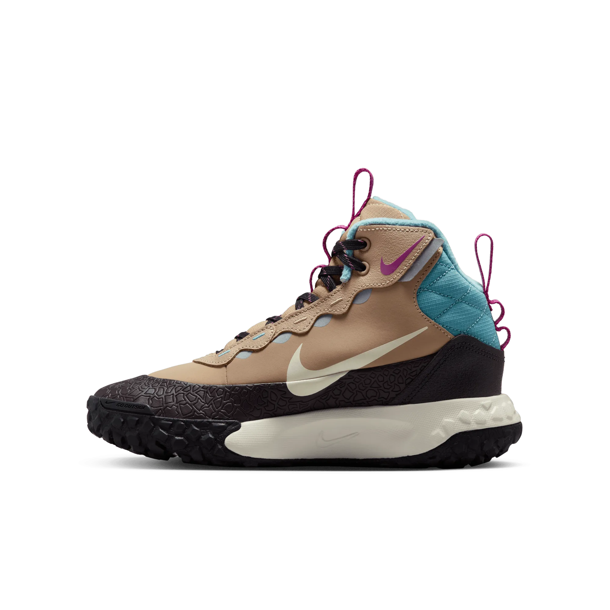 Big Kids' Nike Terrascout Boots "Hemp Denim Turquoise" Extra Cushion