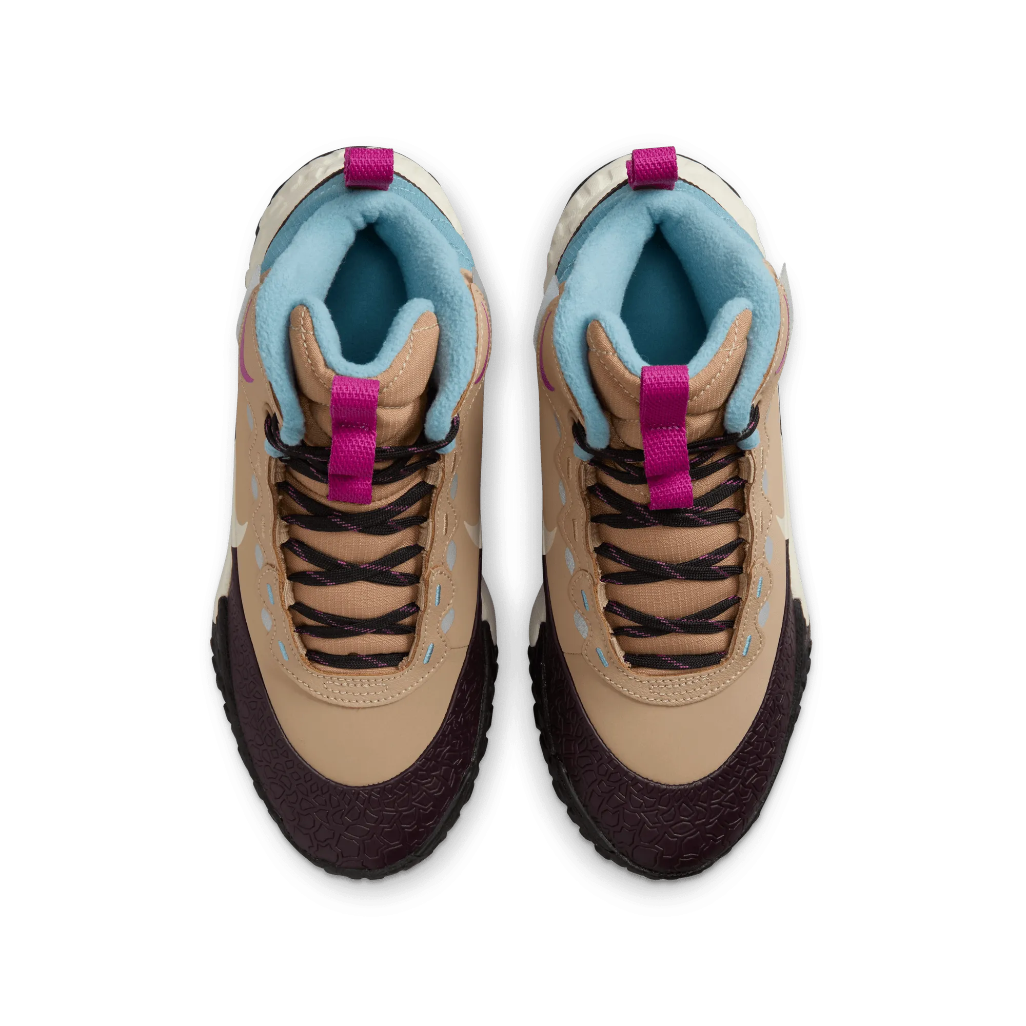 Big Kids' Nike Terrascout Boots "Hemp Denim Turquoise" Extra Cushion