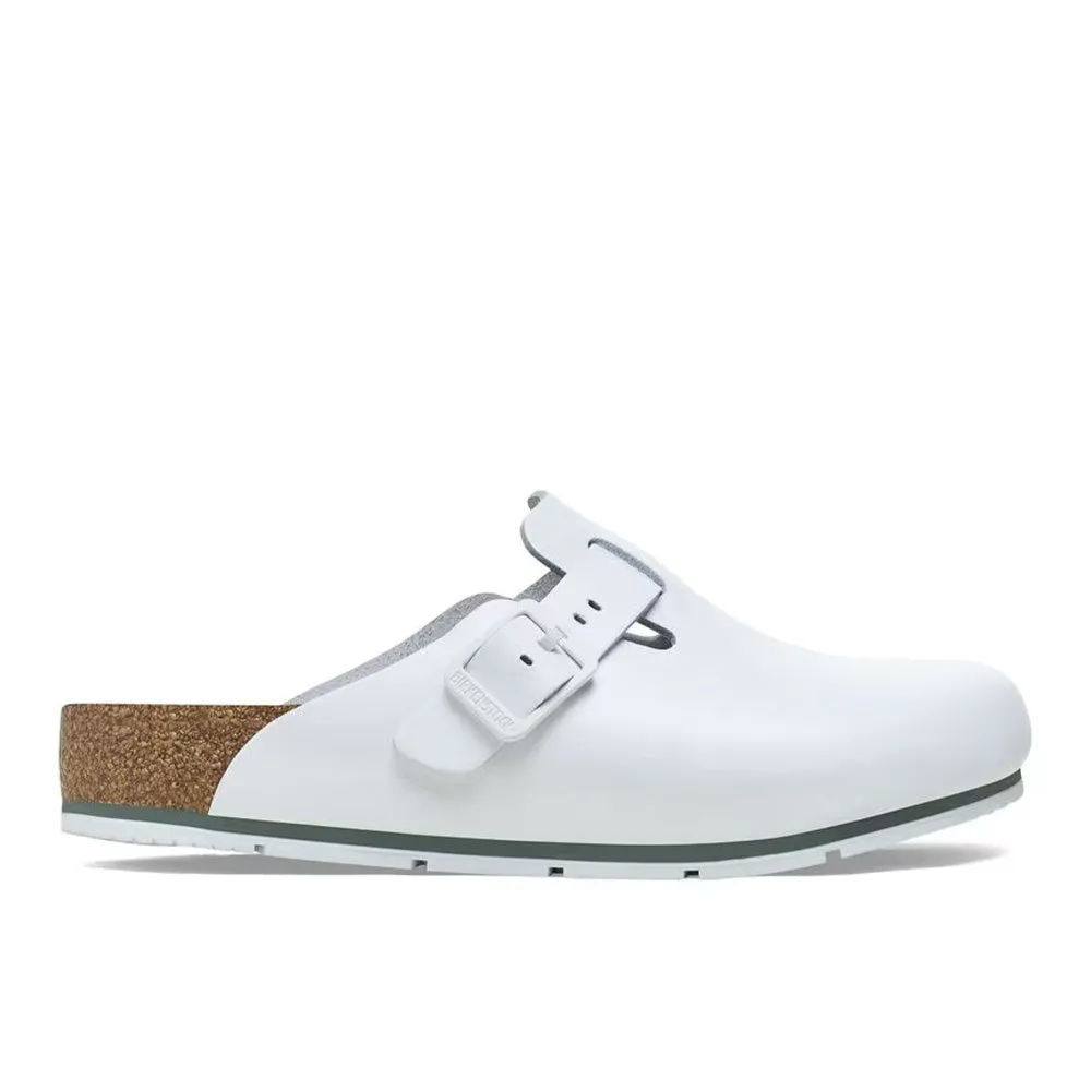 Birkenstock Boston PRO Leather - White Foam-Sole
