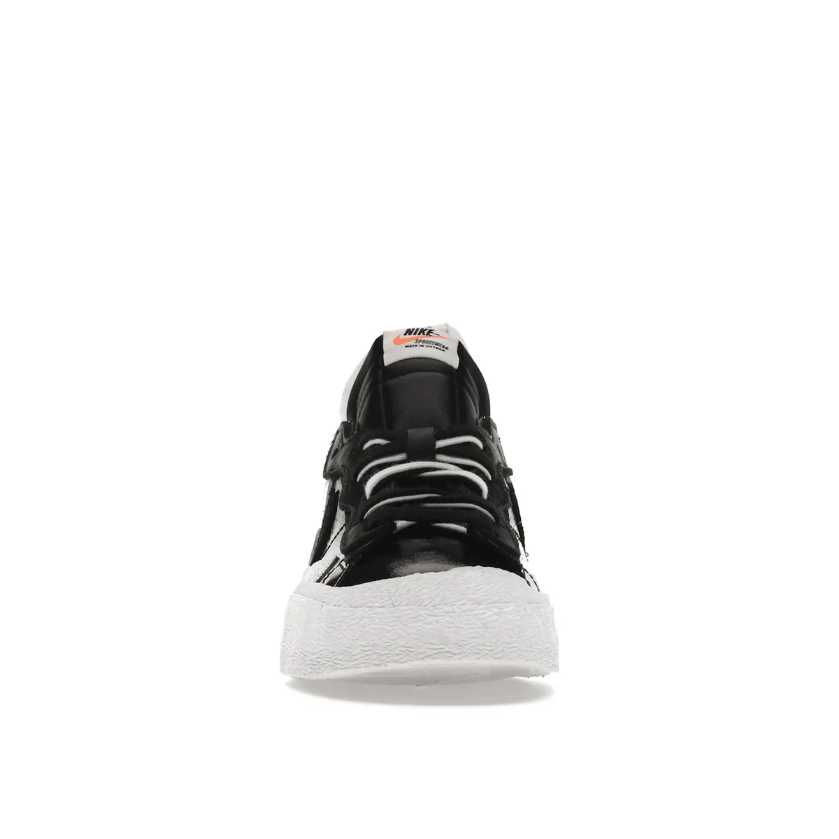 Blazer Low x Sacai Black Patent Leather Superior Comfort