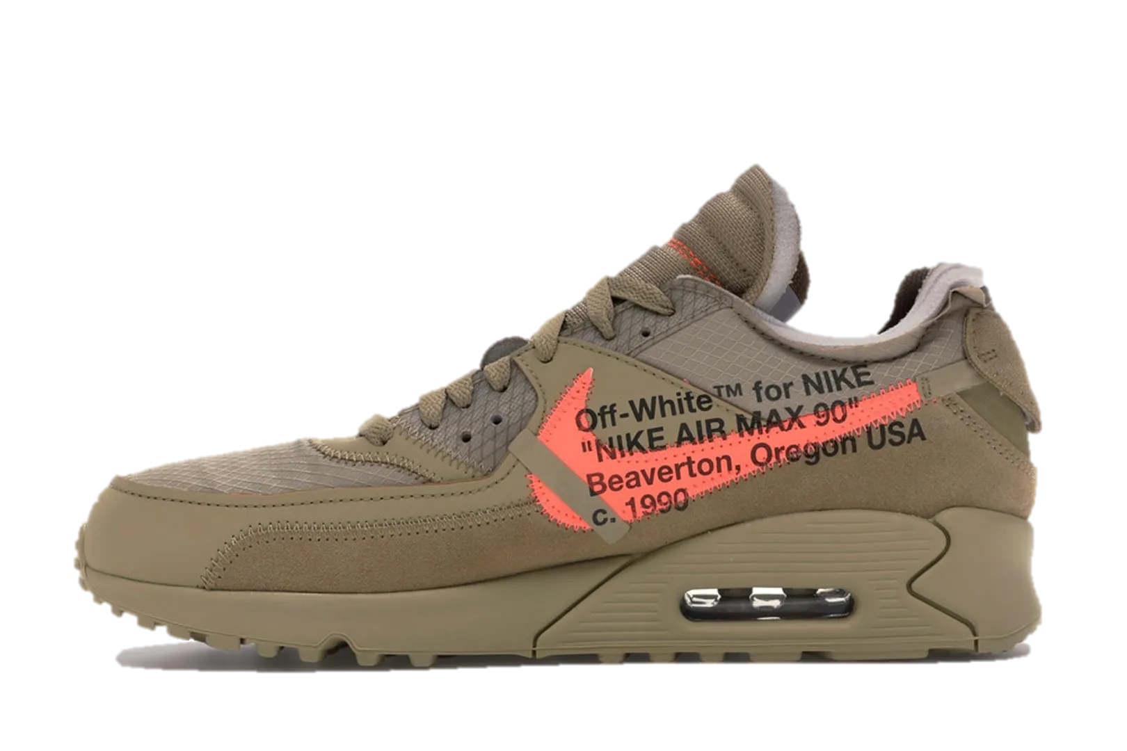 Bold colors Nike Air Max 90 Off-White Desert Ore
