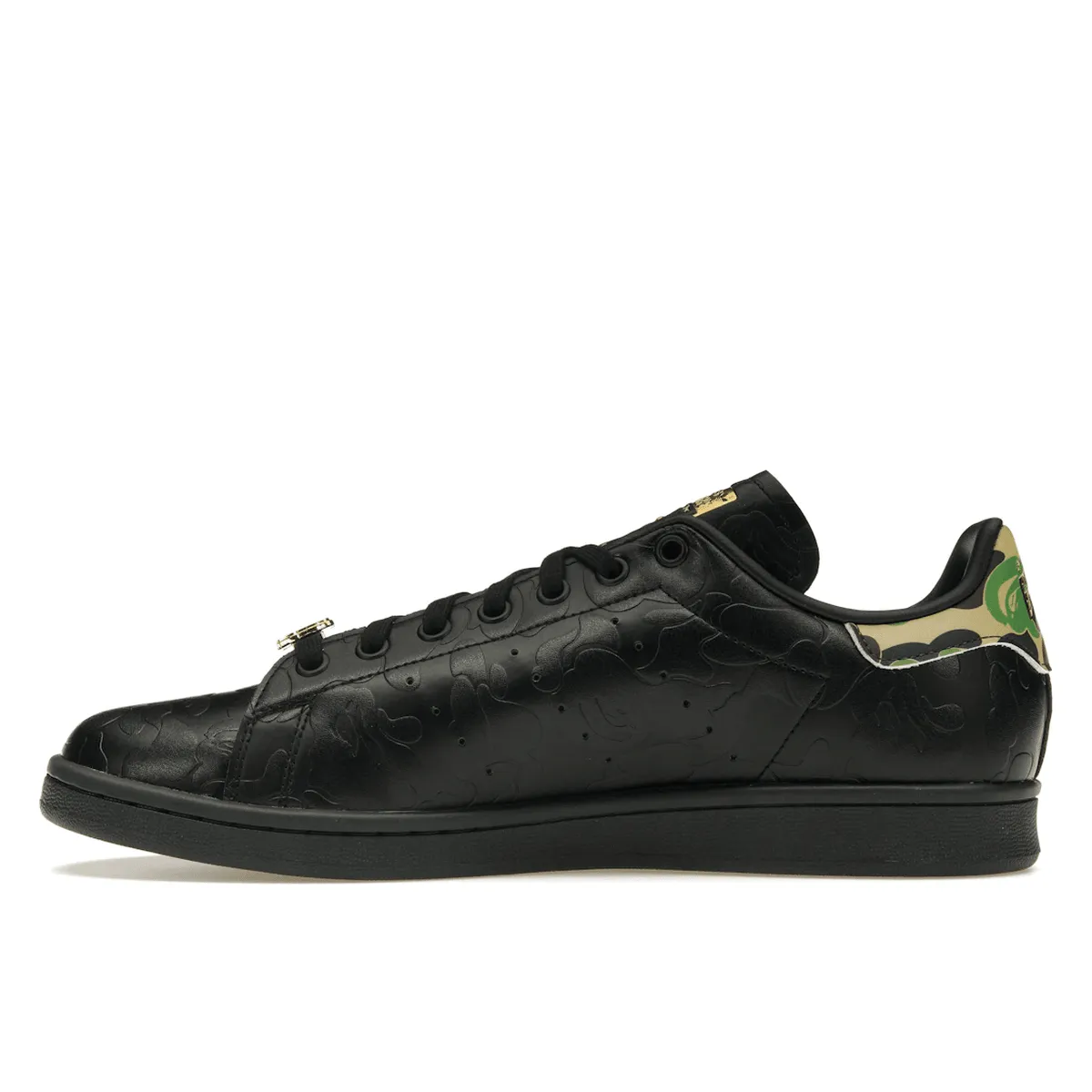 bounce-back Adidas Stan Smith Bape 30th Anniversary Black