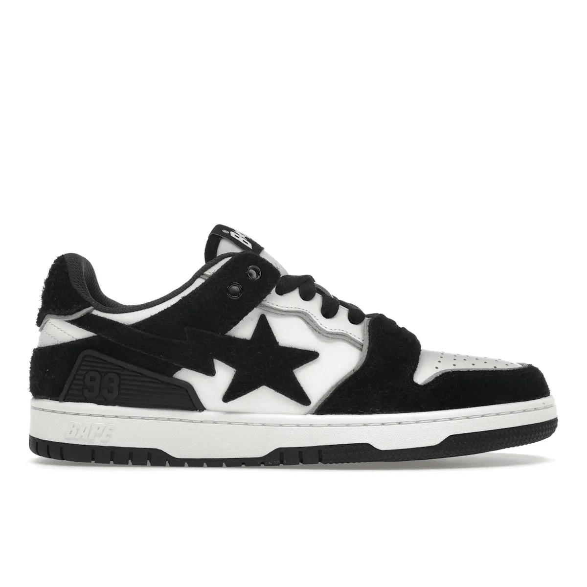 Braided A Bathing Ape Bape SK8 Sta Black Suede