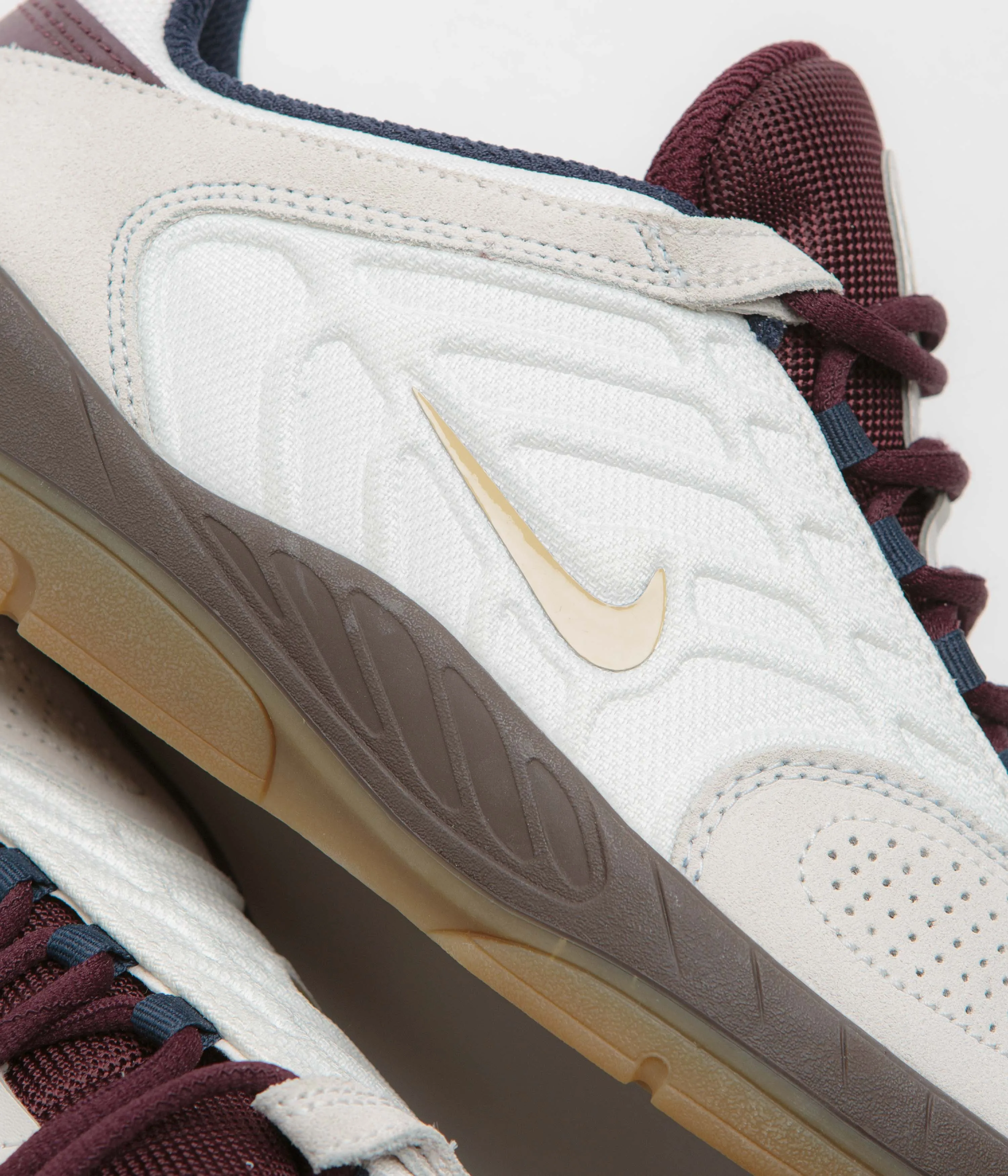 Nike SB Vertebrae Shoes in Phantom and Parachute Beige and Burgundy Crush