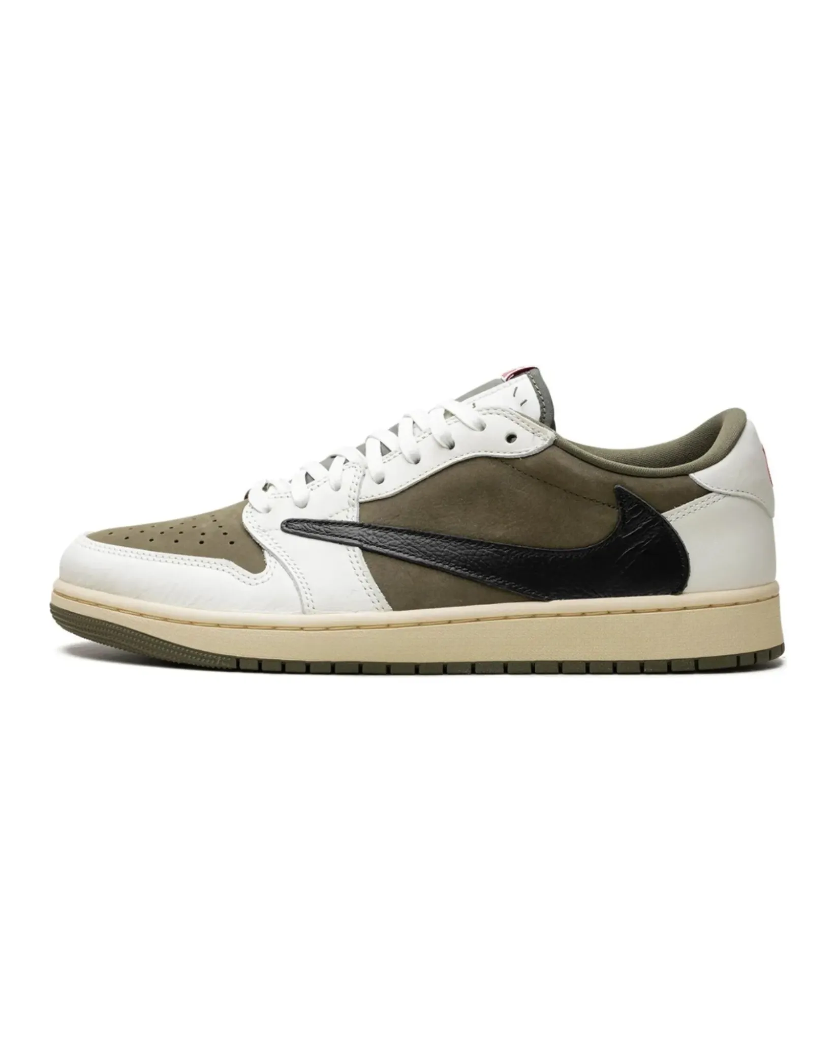 Nike Air Jordan 1 Retro Low OG SP Travis Scott Medium Olive Dynamic silhouette