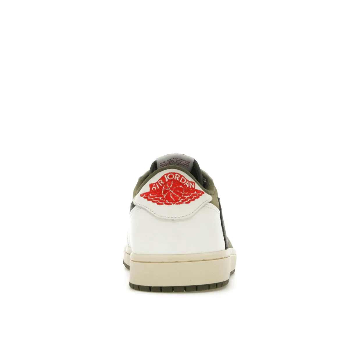 Breathable Material Nike Air Jordan 1 Retro Low OG SP Travis Scott Medium Olive