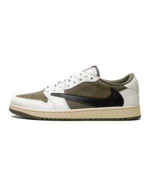 Running Vibe Foot Support Nike Air Jordan 1 Retro Low OG SP Travis Scott Medium Olive