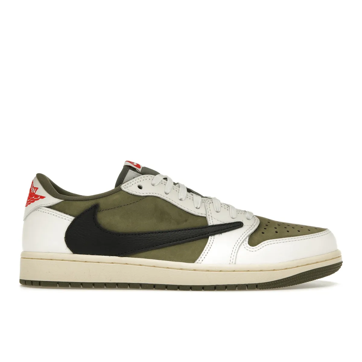 Air Jordan 1 Retro Low OG SP Travis Scott Medium Olive Maximum Flexibility