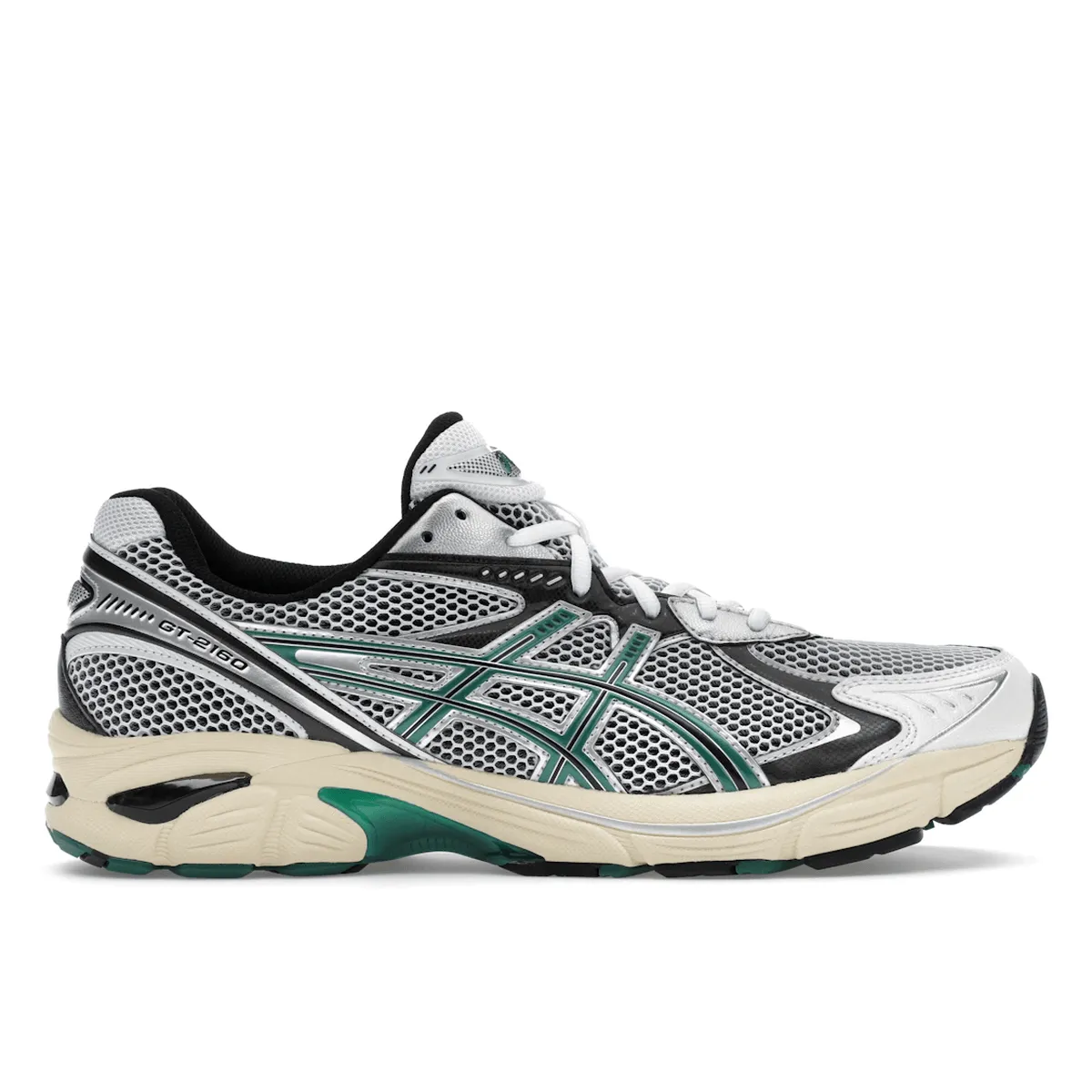 Breathable mesh ASICS GT-2160 White Jasper Green