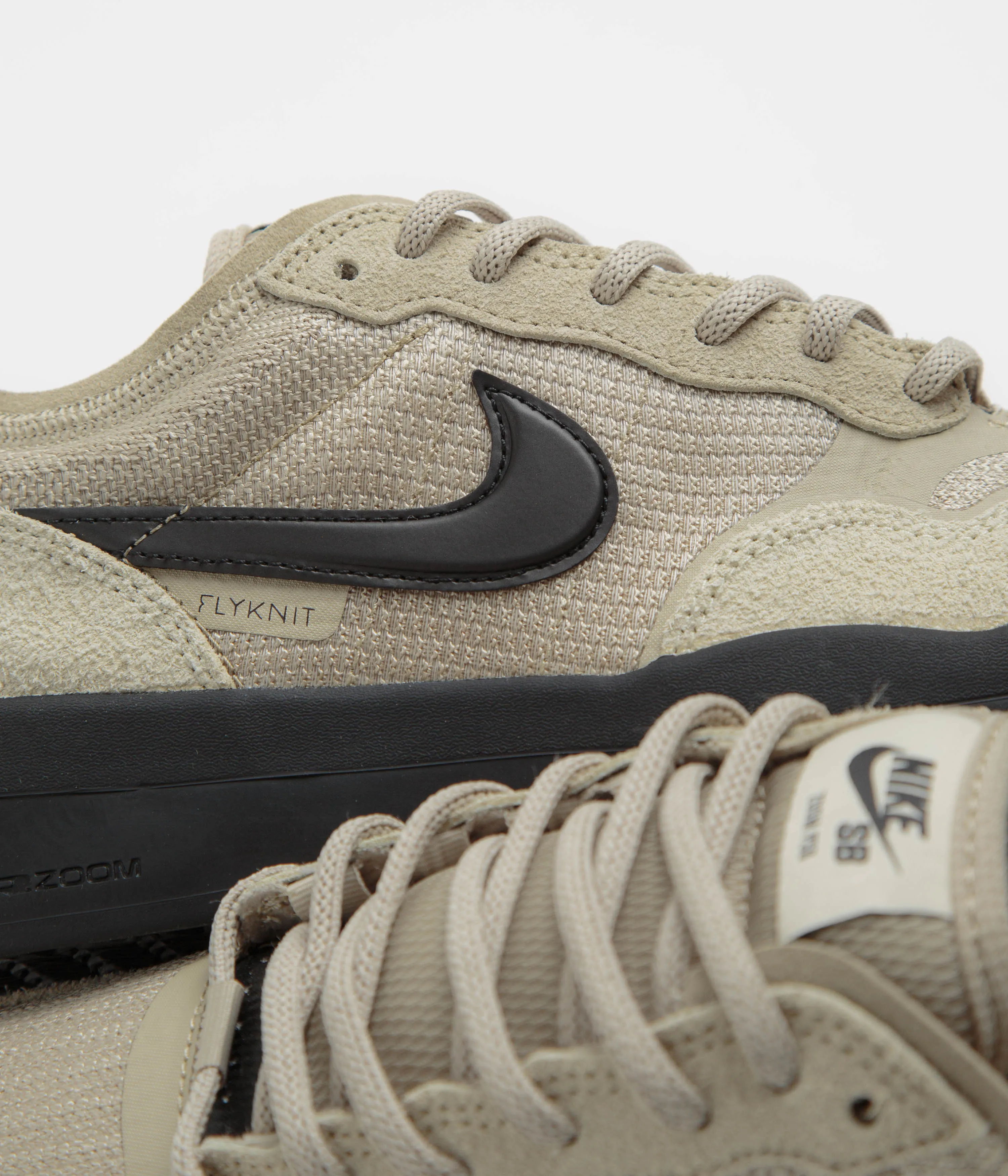 Nike SB PS8 Shoes in Light Khaki and Black and Desert Khaki - Black
