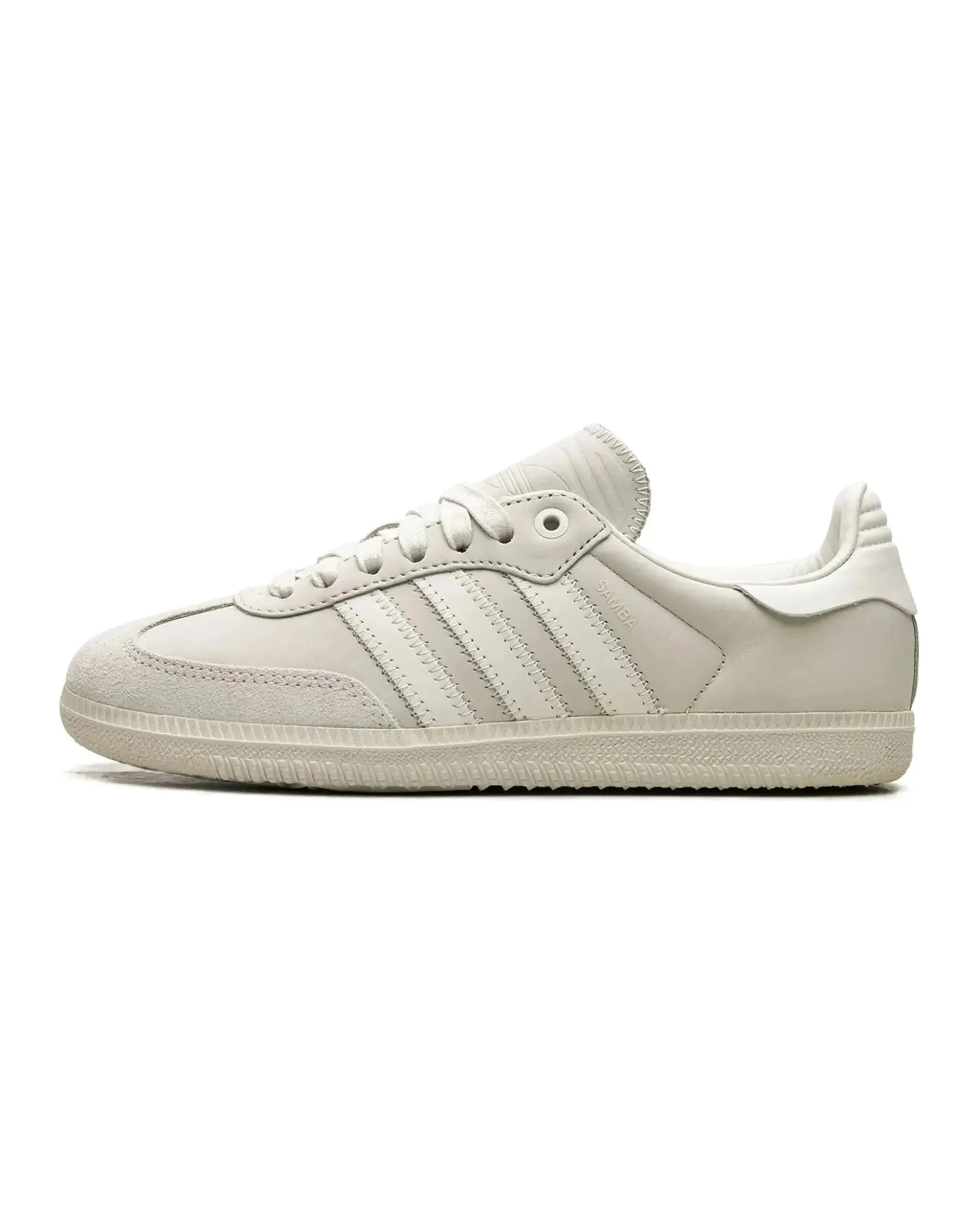 Breathable Shoes Adidas Samba x Pharrell Williams Humanrace Cloud White