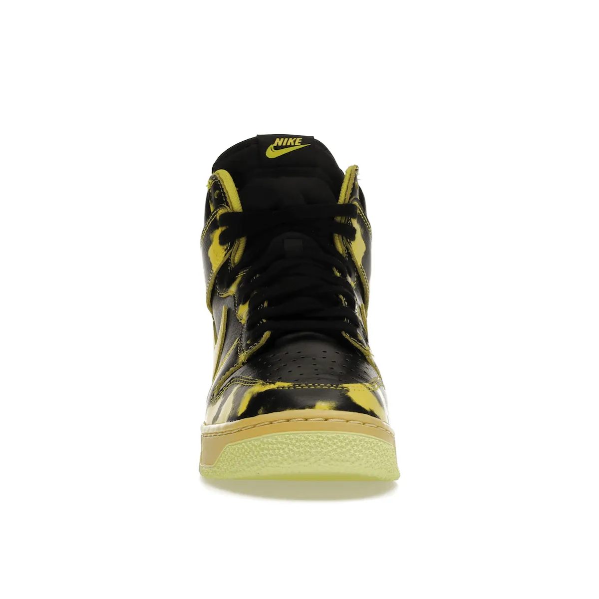 Breathable Sole Nike Dunk High 1985 SP Yellow Acid Wash