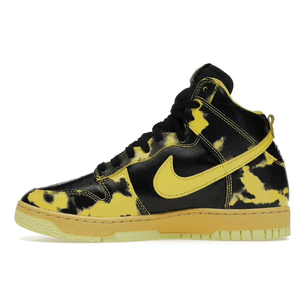 Breathable Sole Nike Dunk High 1985 SP Yellow Acid Wash