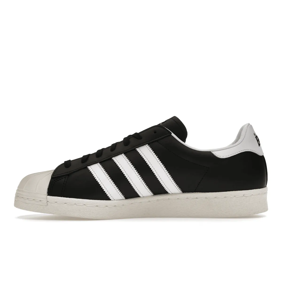 Breathable wear Adidas Superstar 80s Bape Black White Gold