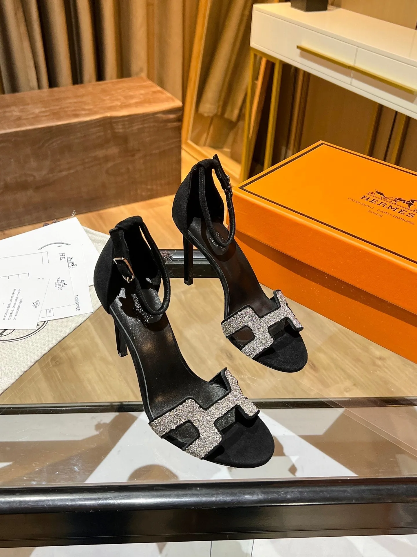 Bridal Heels New Hermes HIGH HEELS 027