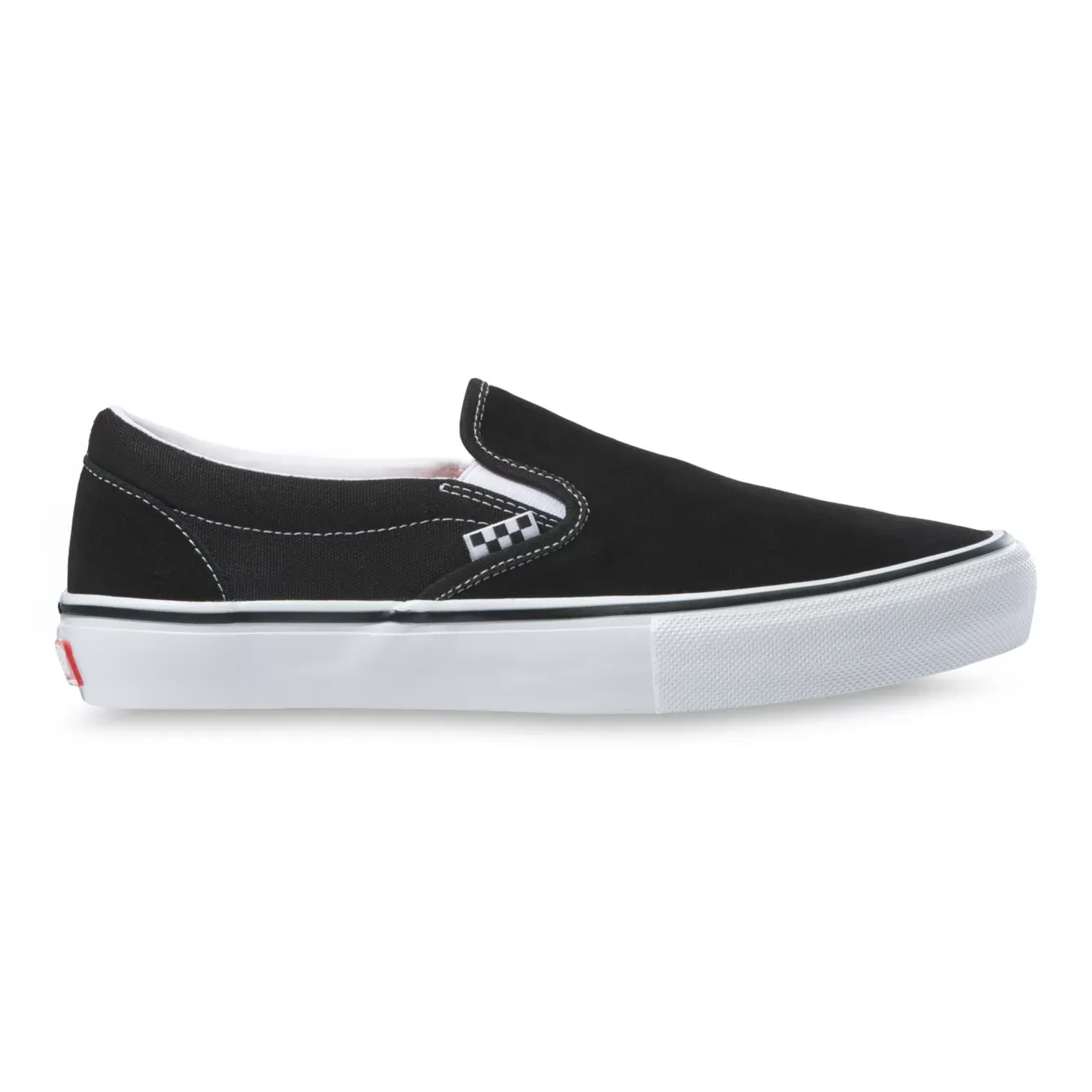 Vans Skate Slip-On Shoe - Black/White Cush Pad