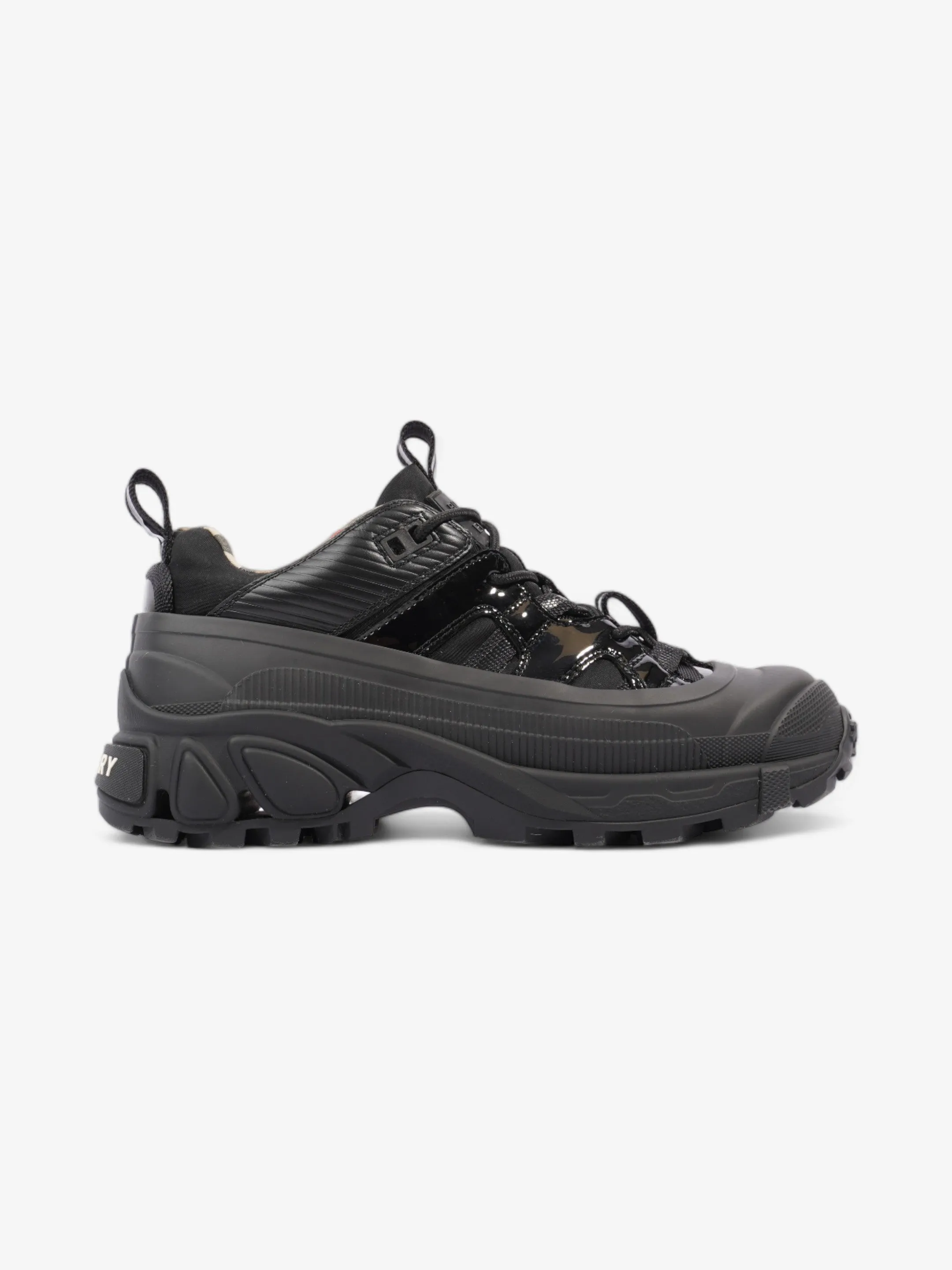 Burberry Arthur Sneakers Black Rubber EU 38 UK 5 Elegant shock absorption