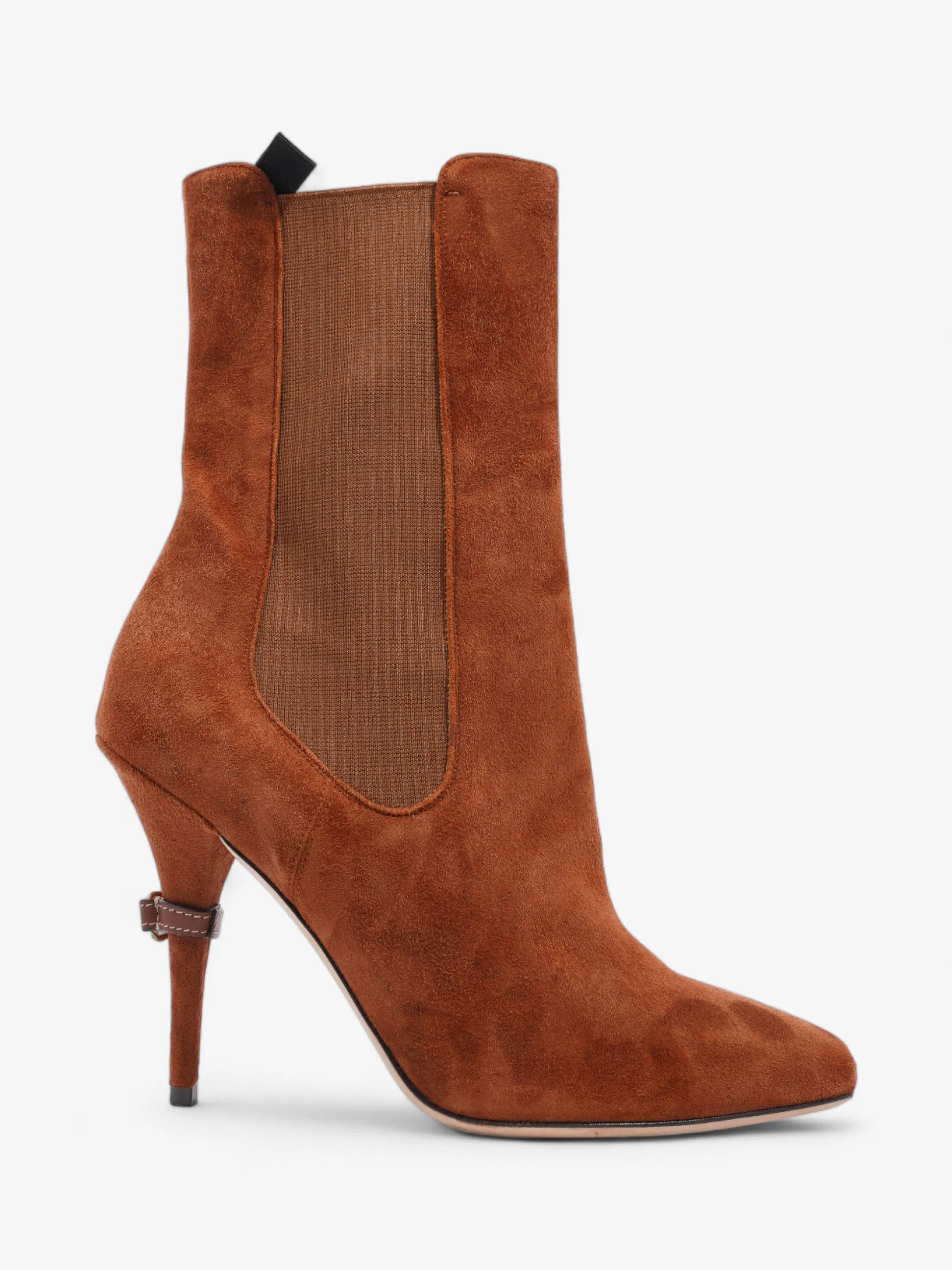 Burberry Kenley D-ring Boots 100 Brown Suede EU 40 UK 7 Flex Guard