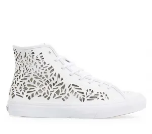 construction VANS | SK8-HI DECON (CUTOUT)| LEAVES/WHITE