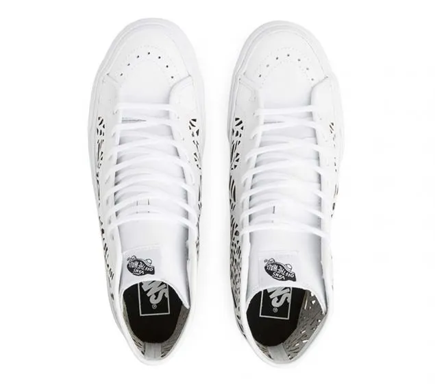 Camp-Lock VANS | SK8-HI DECON (CUTOUT)| LEAVES/WHITE