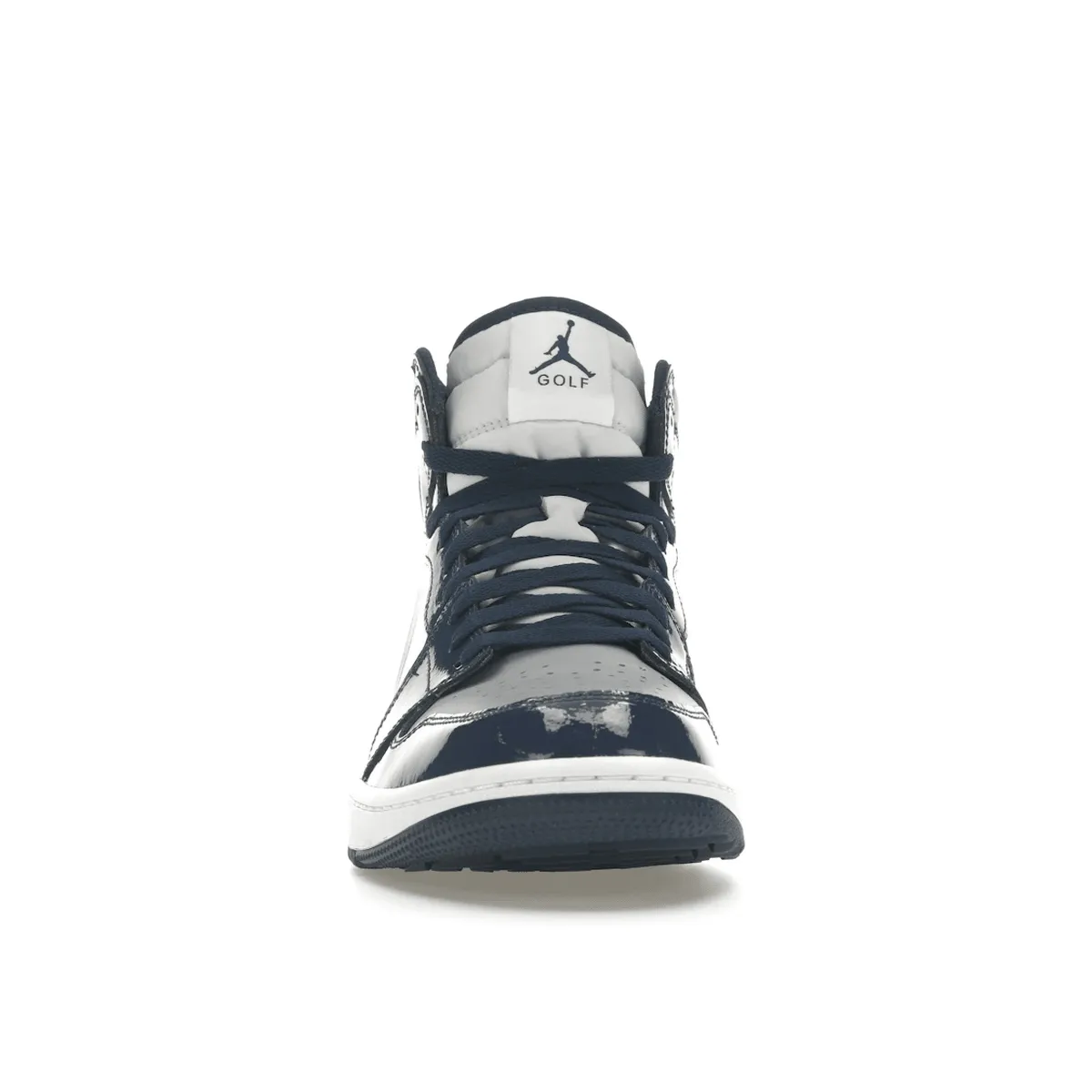 Canvas Upper Air Jordan 1 Retro High Golf Patent Midnight Navy
