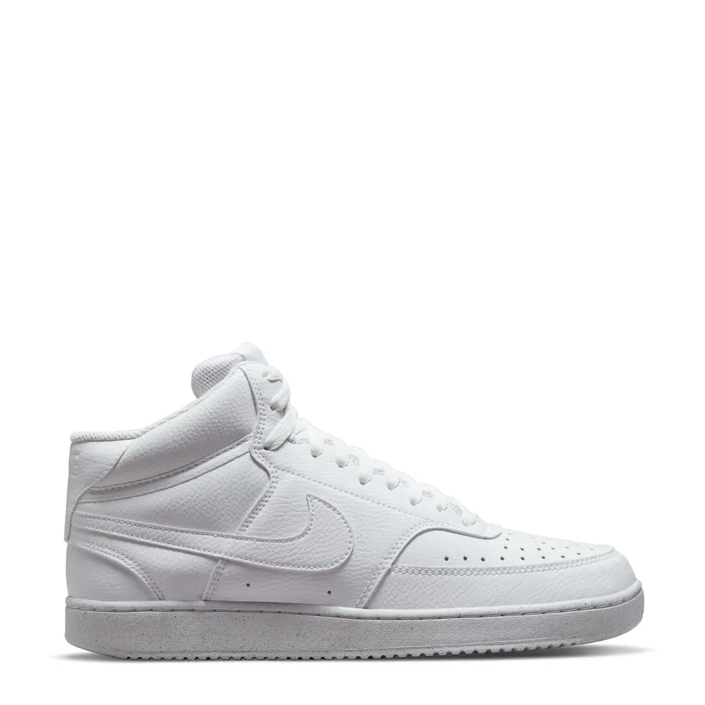 Court Vision Mid Next Nature - Mens Wide Path Durable outsole