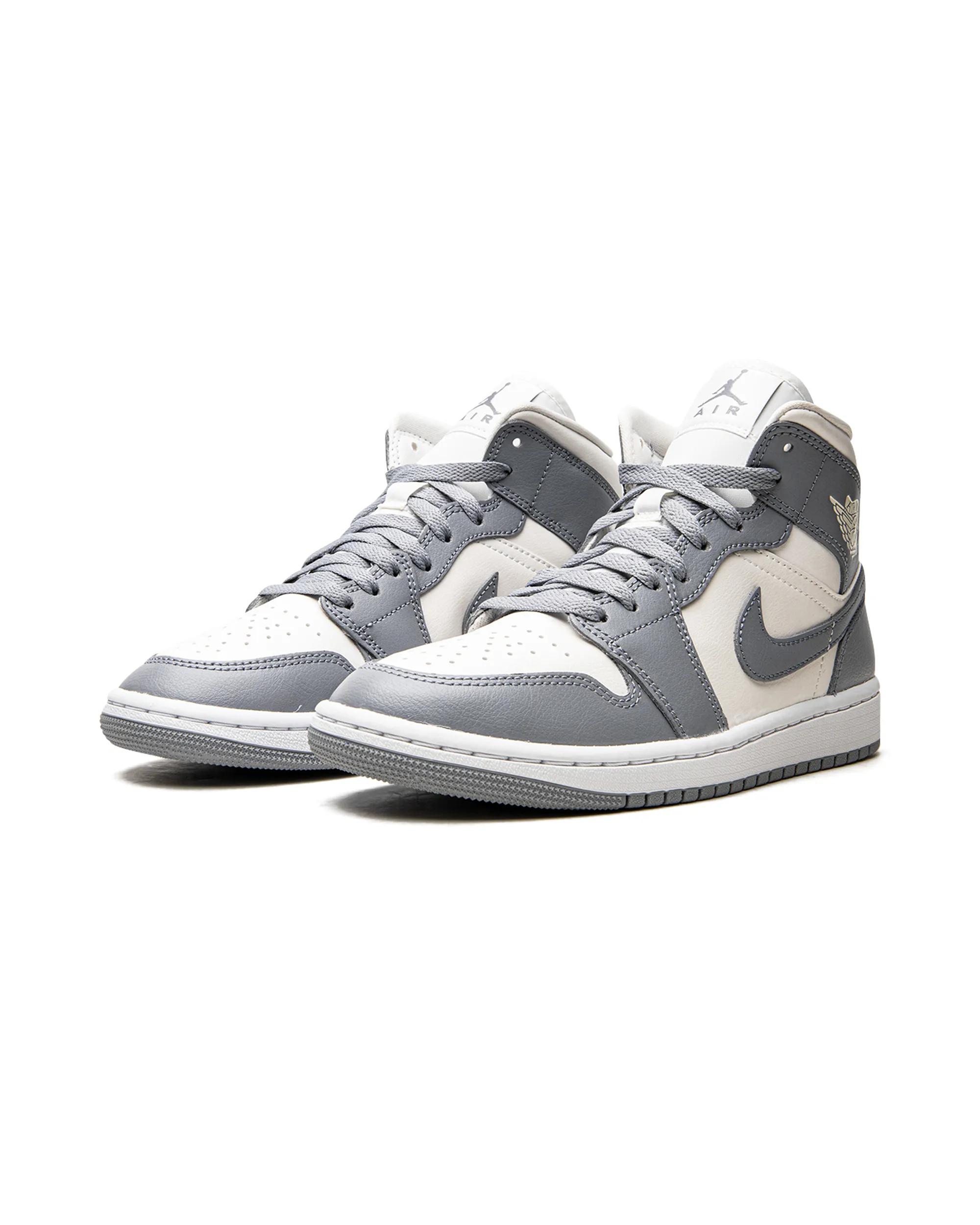 Casual arch Jordan 1 Mid Wolf Grey Aluminum (Women's)
