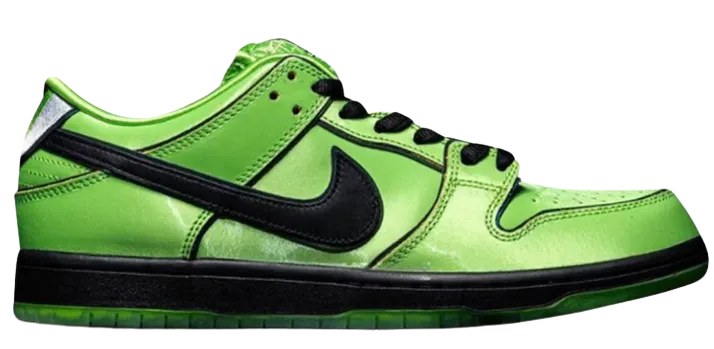 Powerpuff Girls SB Dunk Low "Buttercup" Smooth Fit Effortless Wear
