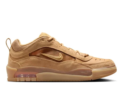 Chic Comfort Nike SB Air Max Ishod Shoe - Flax/Wheat/Safety Orange