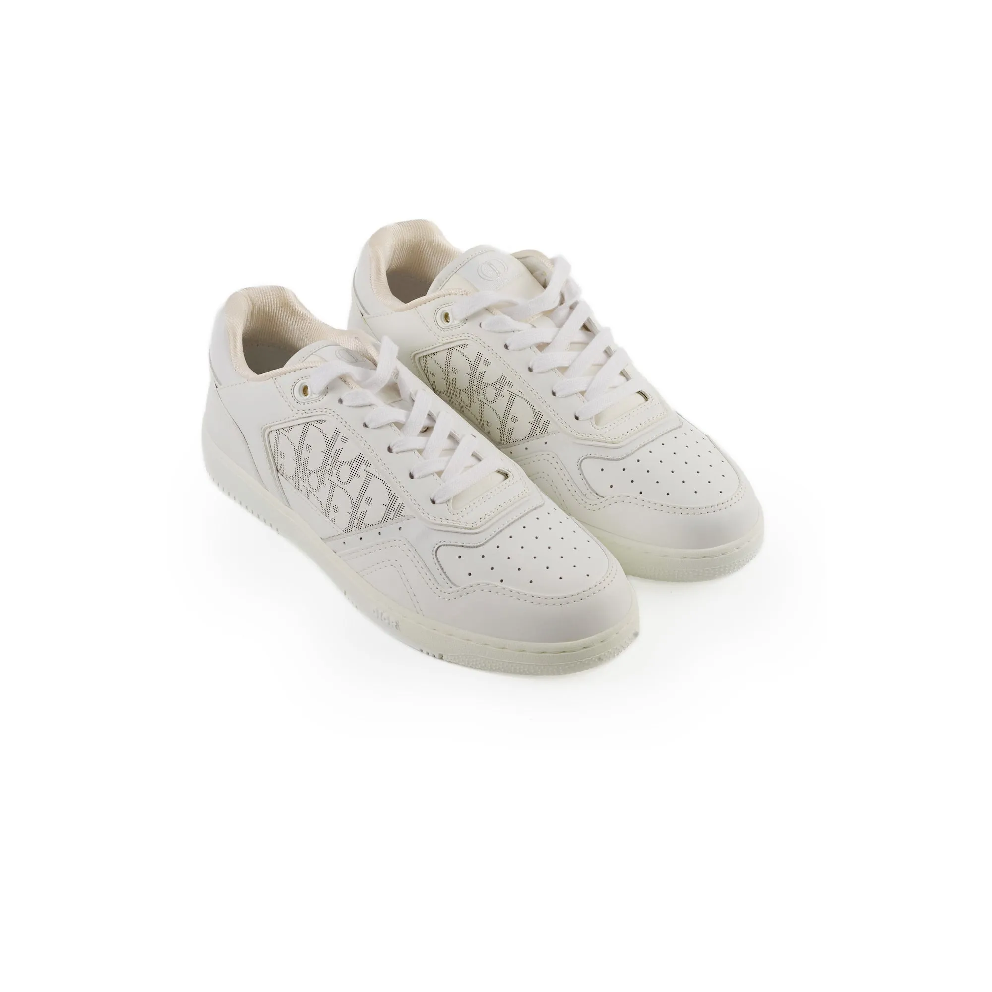 Christian Dior Men's Leather B27 Low Top Sneakers White Size 43 All-day arch support