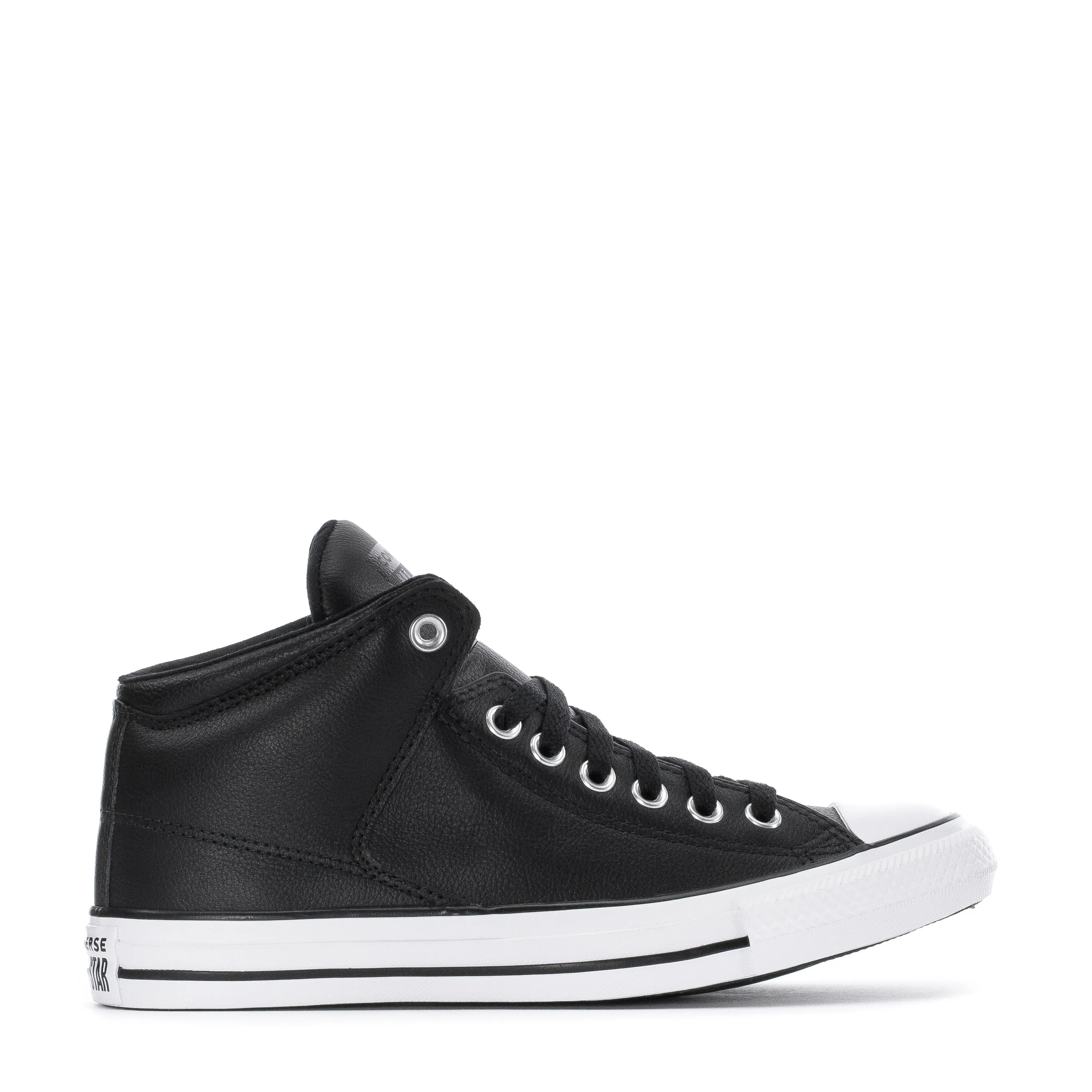 Rubber Sole Slip On Chuck Taylor High Street Mid Leather - Mens