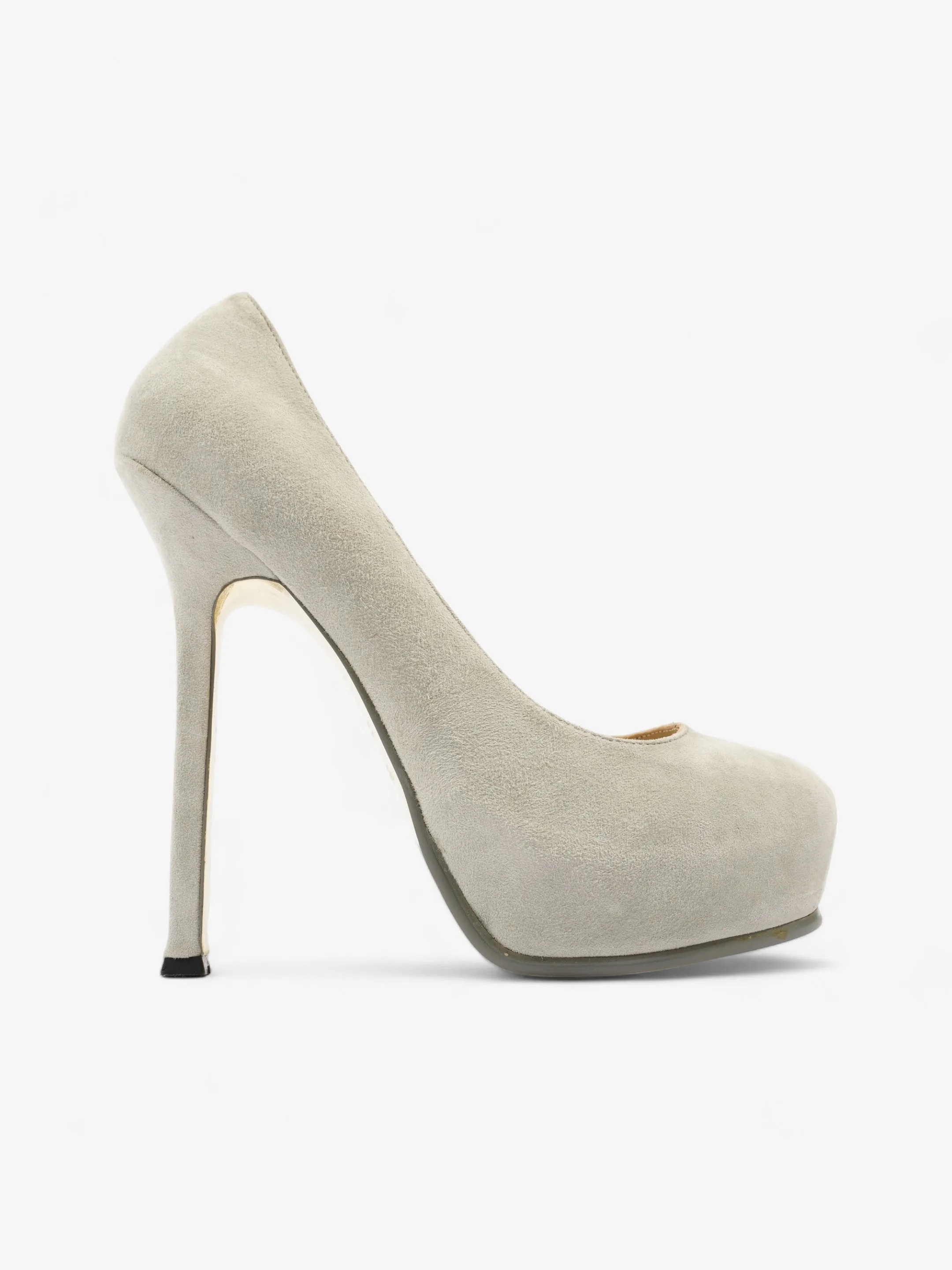 Chunky Wedges Saint Laurent Womens Tribute Tribtoo Heel EU 40 / UK 7
