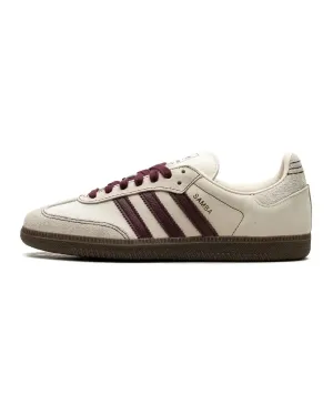 Follow Step Clear Hike Adidas Samba OG Wonder White Maroon