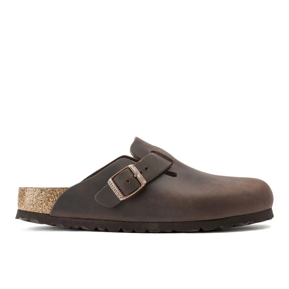 city-run Birkenstock Boston BS Oiled Leather - Habana