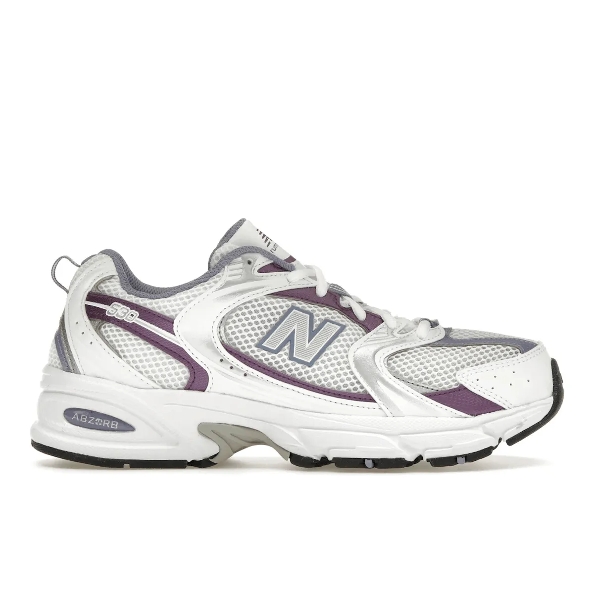 New Balance 530 White Violet Sleek cushioning Smooth Form