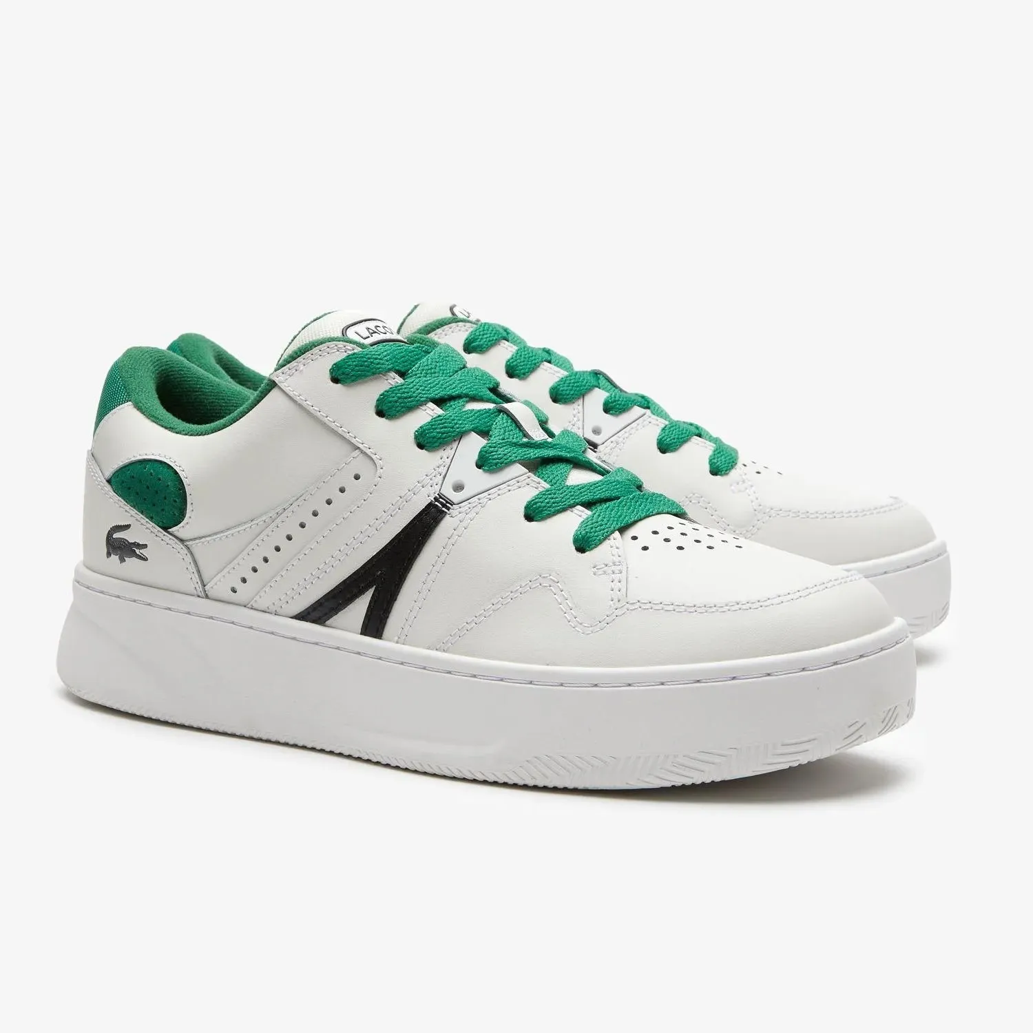 Color-Block Men's Lacoste Sport L005 White Green