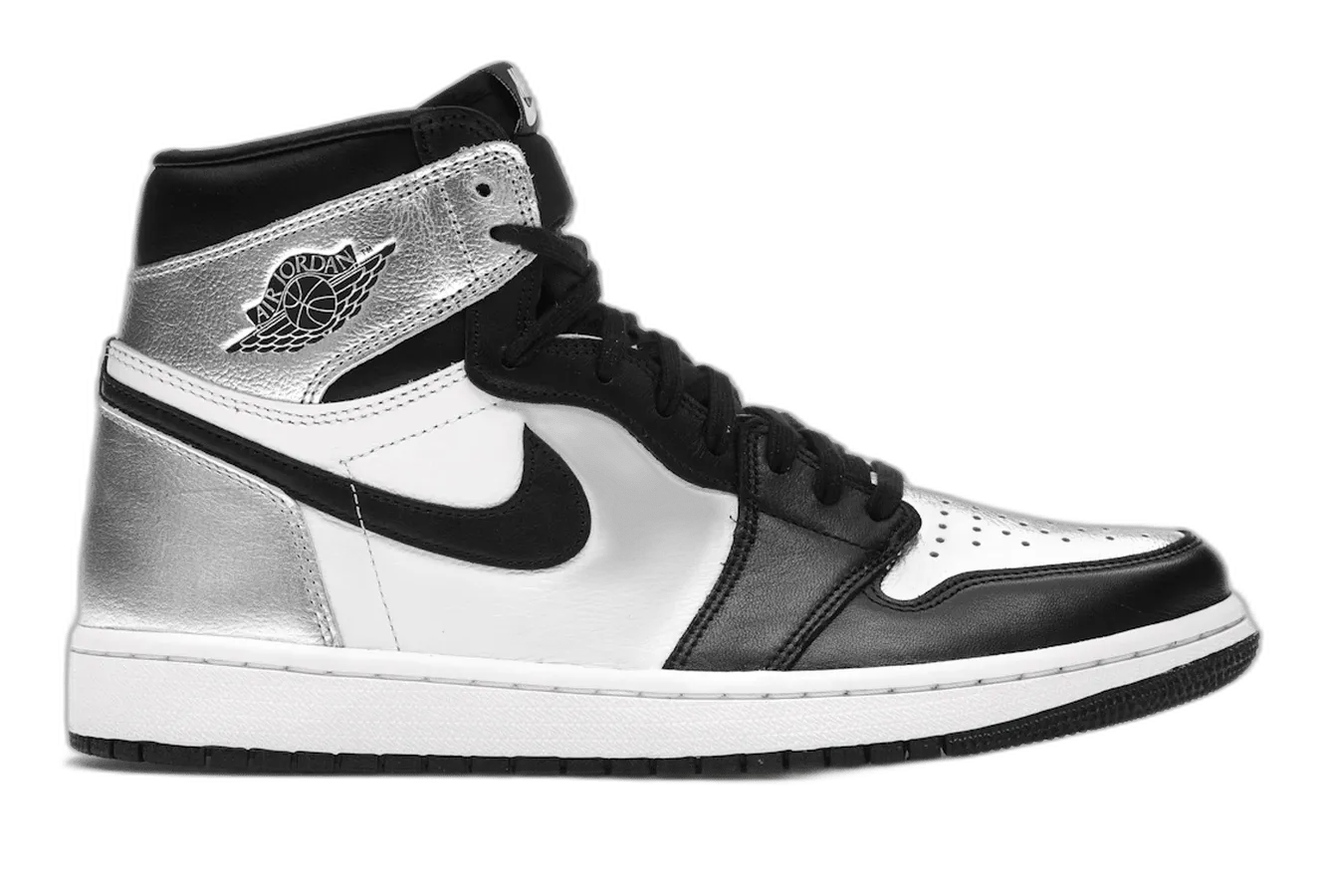 Comfort Flexibility Air Jordan 1 Retro High Silver Toe