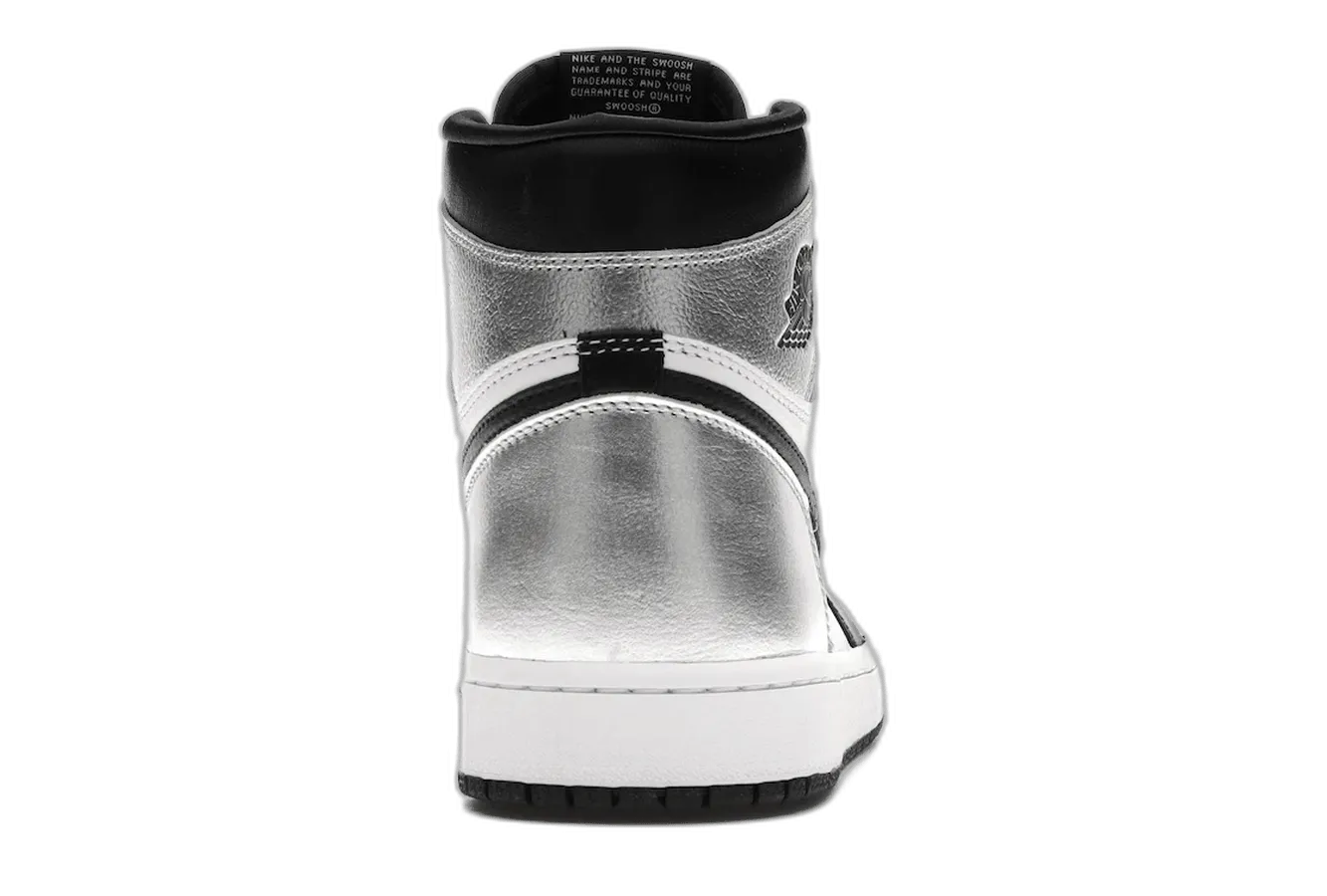 Comfort Flexibility Air Jordan 1 Retro High Silver Toe