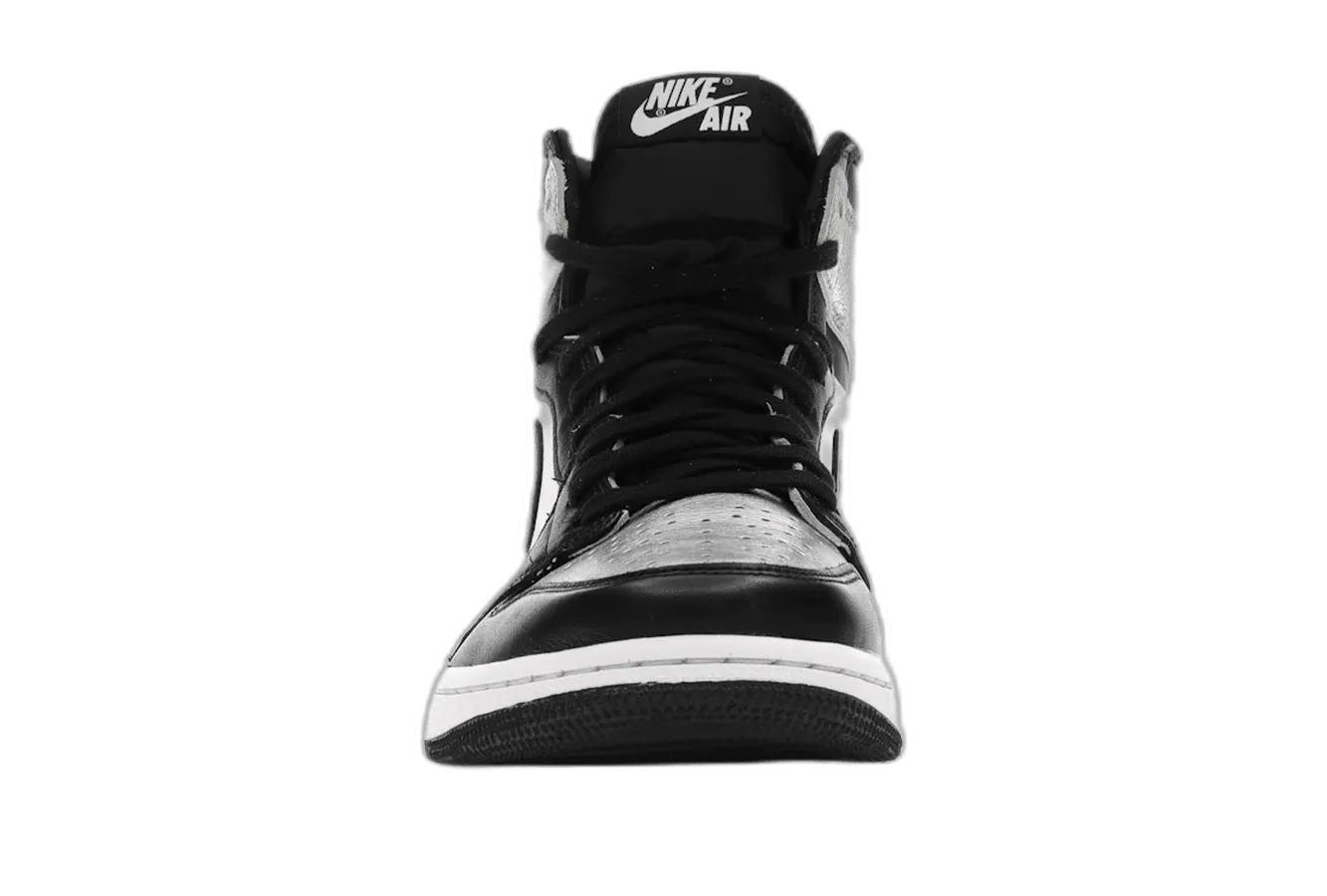Comfort Flexibility Air Jordan 1 Retro High Silver Toe