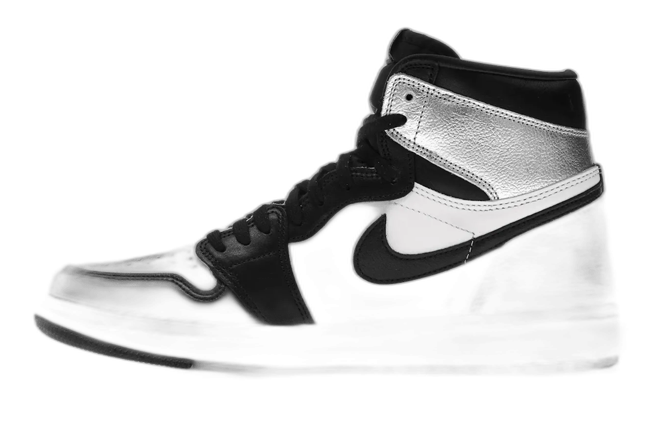 Comfort Flexibility Air Jordan 1 Retro High Silver Toe